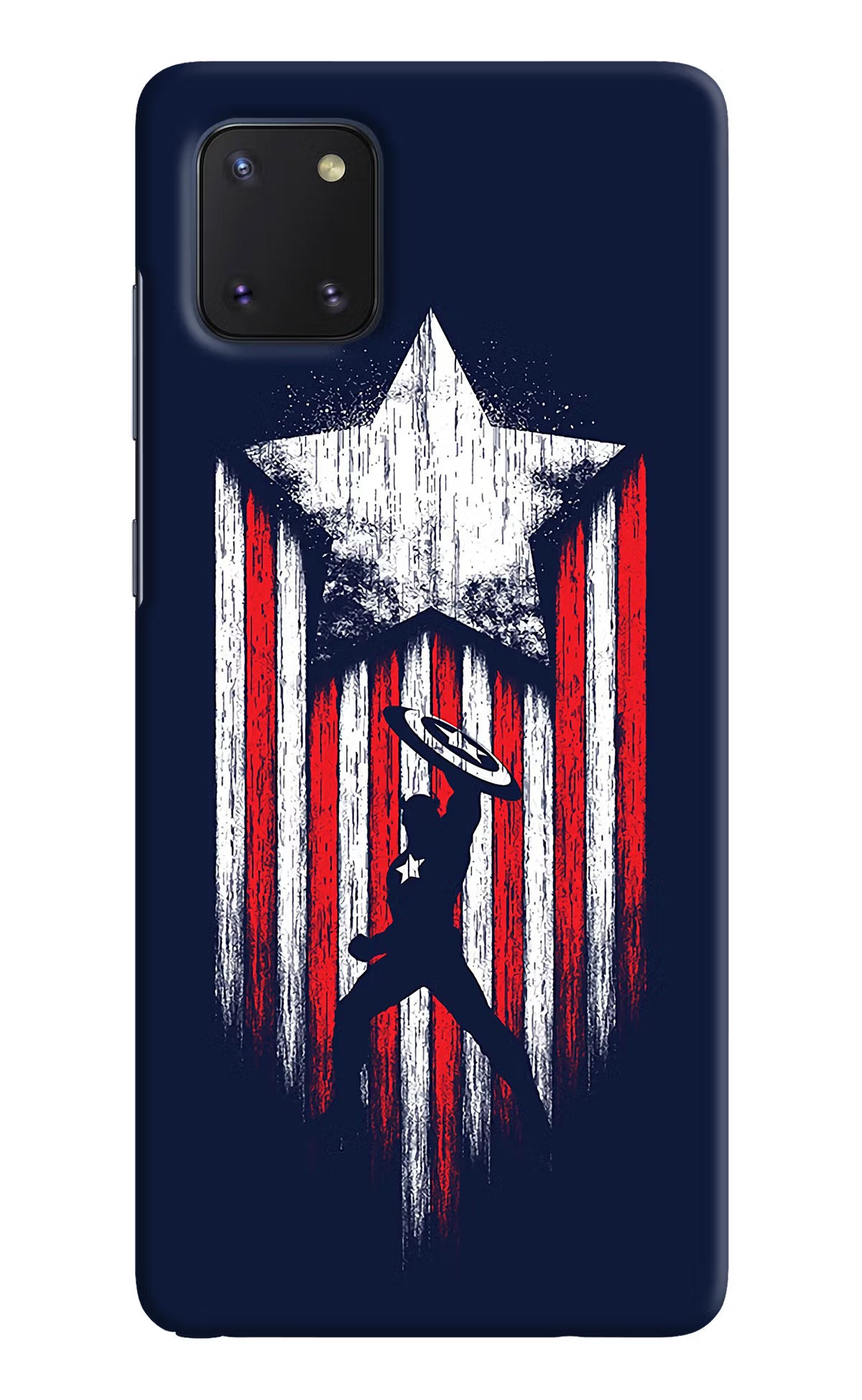 Captain America Marvel Art Samsung Note 10 Lite Hard Case Back Cover by Casekaro