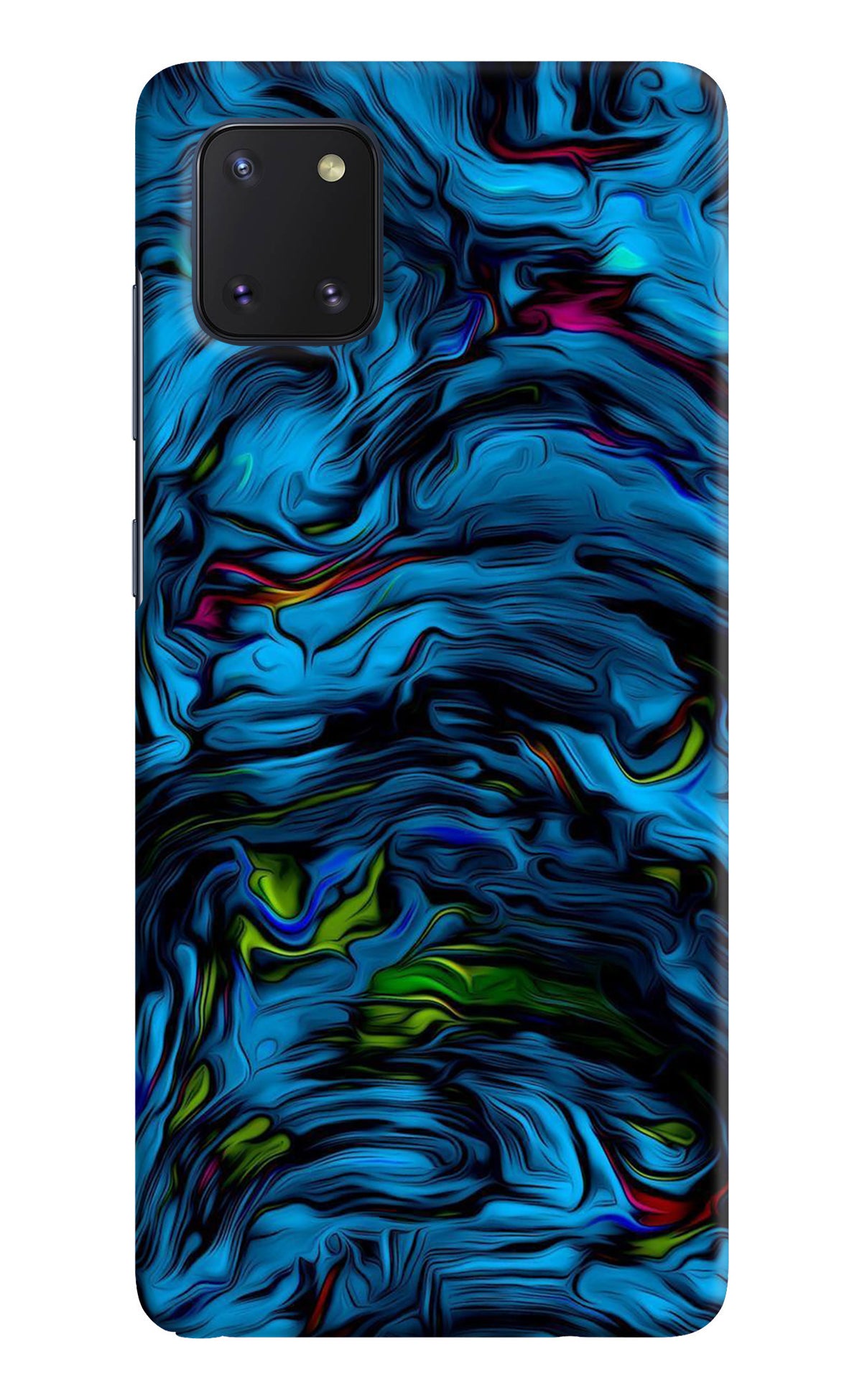 Dark Blue Abstract Samsung Note 10 Lite Back Cover