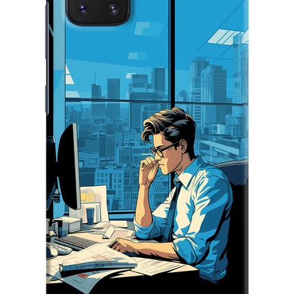 Focused Hustler (AI Generated) Samsung Note 10 Lite Hard Case Back Cover by Casekaro