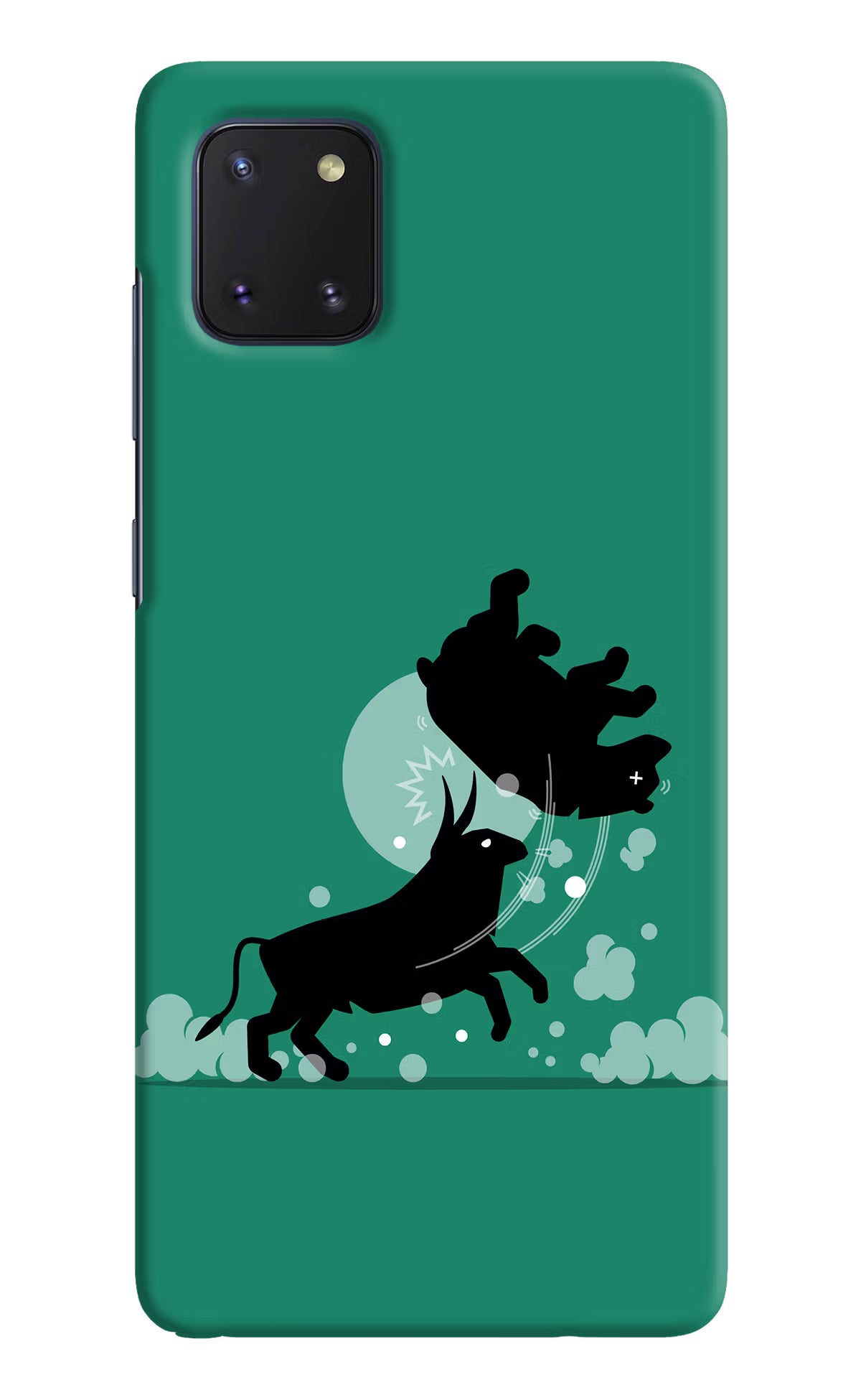 Bull Conqueror Samsung Note 10 Lite Hard Case Back Cover by Casekaro
