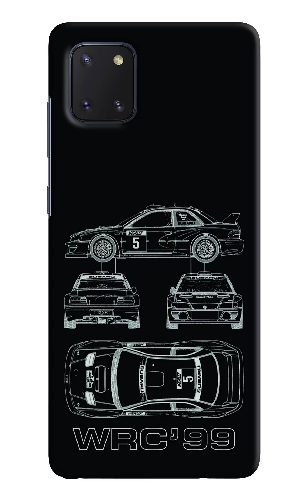 WRC'99 Samsung Note 10 Lite Hard Case Back Cover by Casekaro