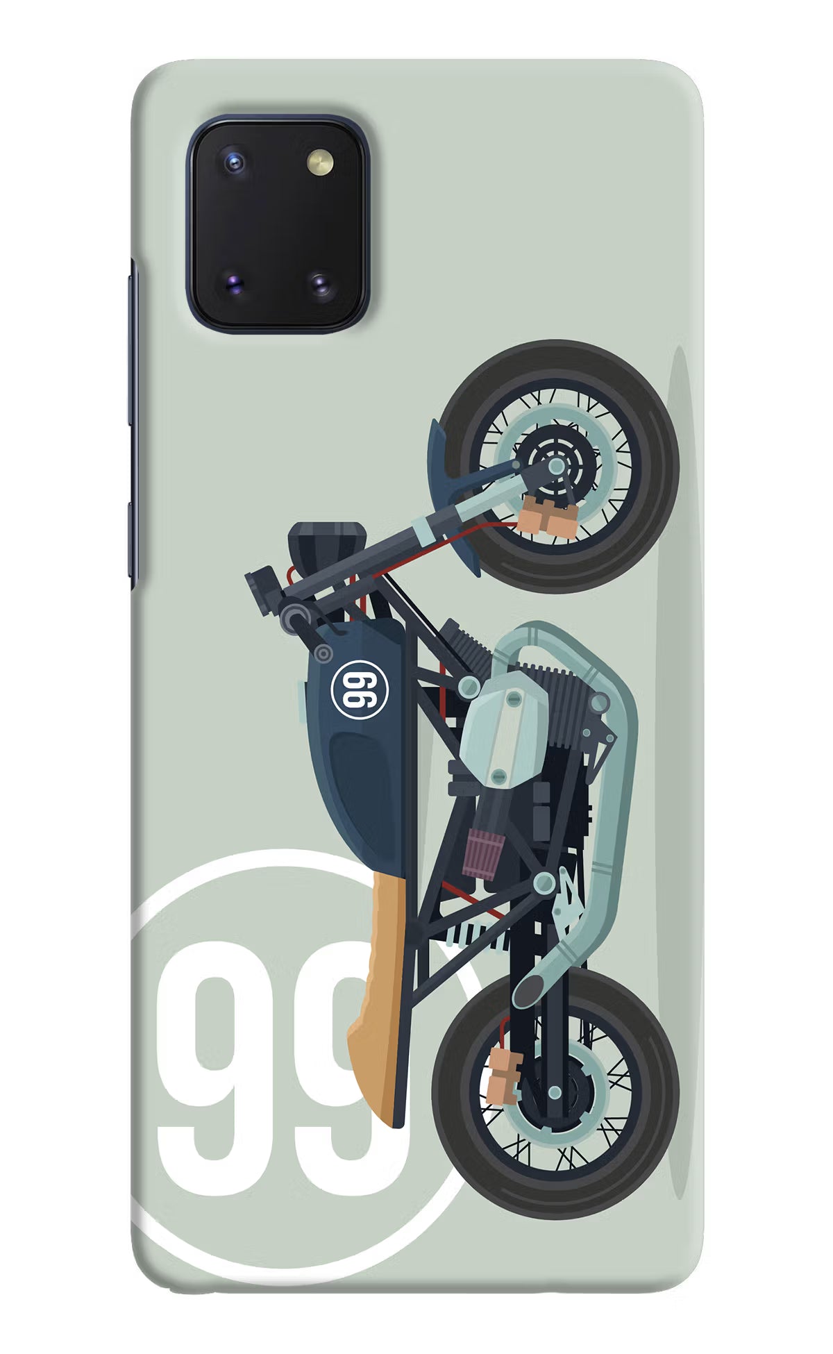 Classic Cafe Racer 99 Samsung Note 10 Lite Hard Case Back Cover by Casekaro