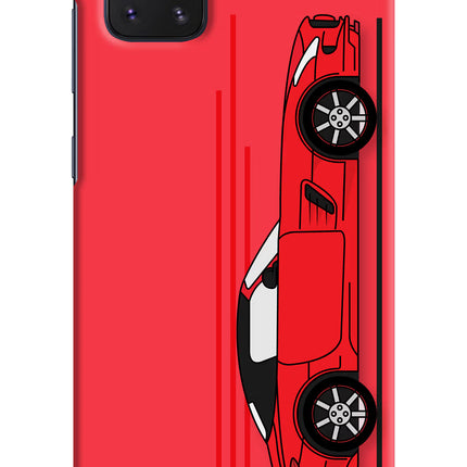Red Velocity Samsung Note 10 Lite Hard Case Back Cover by Casekaro