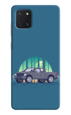 Retro Garage Vibe Samsung Note 10 Lite Hard Case Back Cover by Casekaro