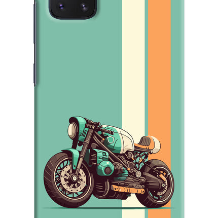 Striped Moto Drift Samsung Note 10 Lite Hard Case Back Cover by Casekaro
