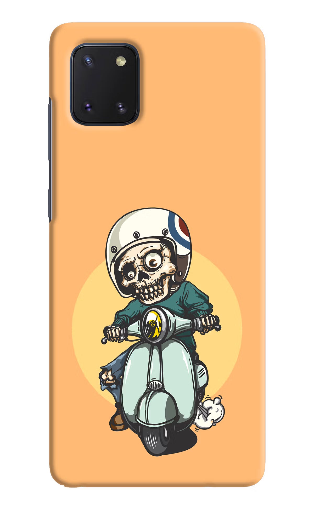 Undead Biker Samsung Note 10 Lite Hard Case Back Cover by Casekaro