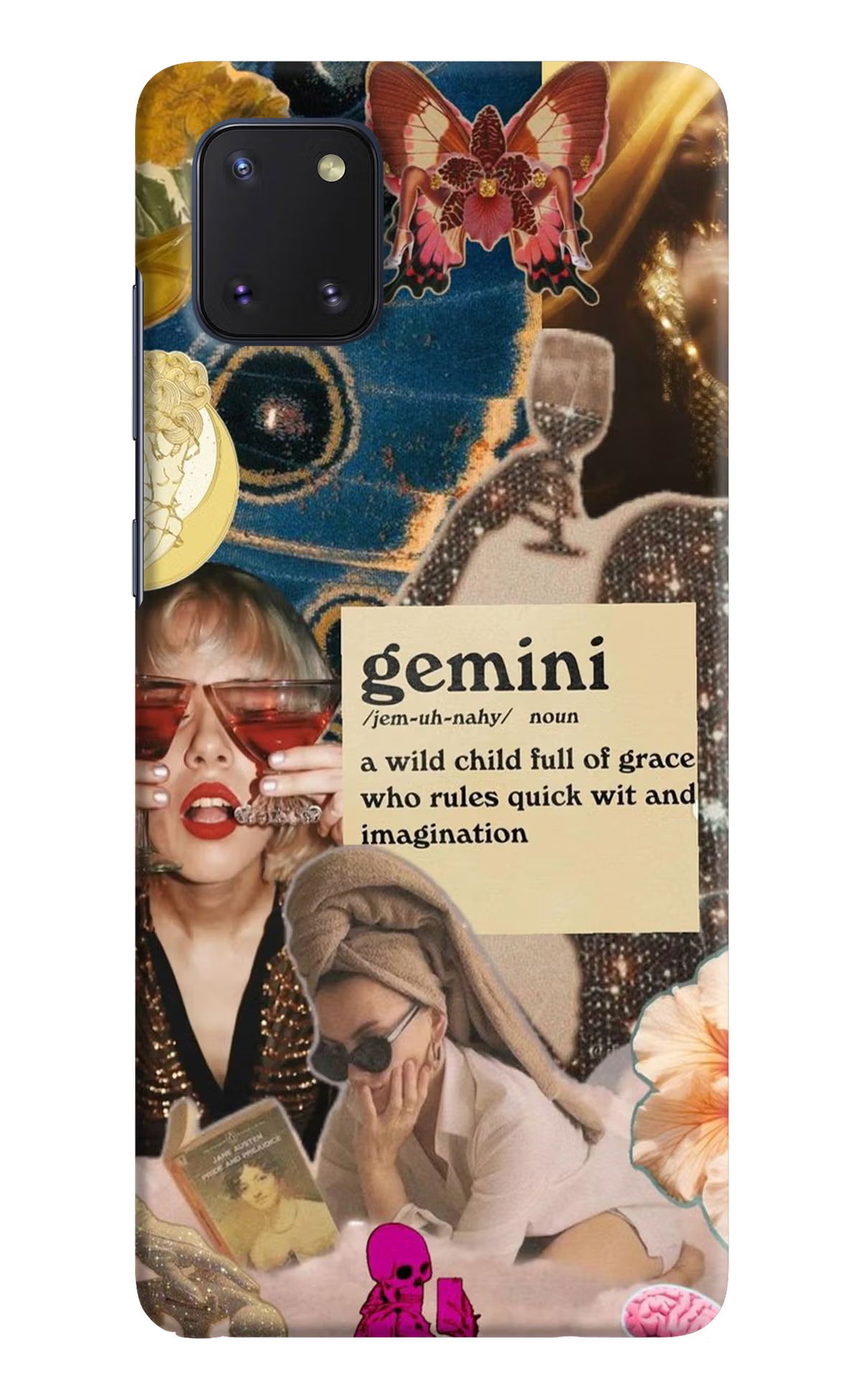 Gemini Zodiac Samsung Note 10 Lite Hard Case Back Cover by Casekaro