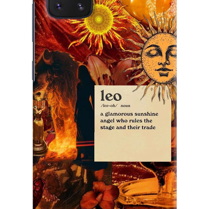 Leo Zodiac Samsung Note 10 Lite Hard Case Back Cover by Casekaro