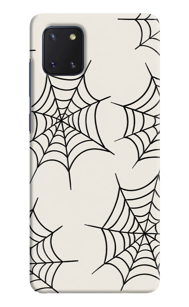 Spider Web Samsung Note 10 Lite Hard Case Back Cover by Casekaro