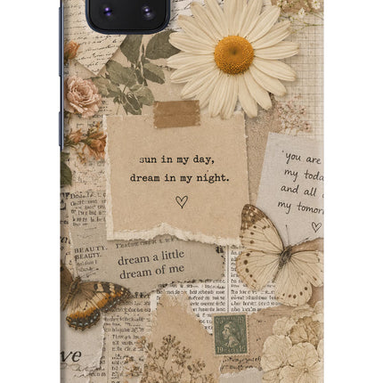Vintage case Samsung Note 10 Lite Hard Case Back Cover by Casekaro