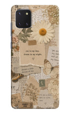 Vintage case Samsung Note 10 Lite Hard Case Back Cover by Casekaro