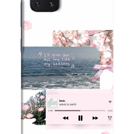 Wave to earth Samsung Note 10 Lite Hard Case Back Cover by Casekaro