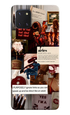 Zodiac Aries Samsung Note 10 Lite Hard Case Back Cover by Casekaro
