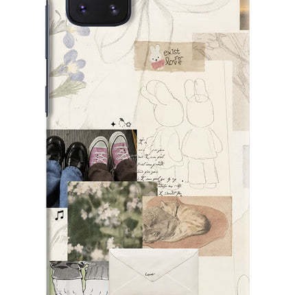 Soft Aesthetic Samsung Note 10 Lite Hard Case Back Cover by Casekaro