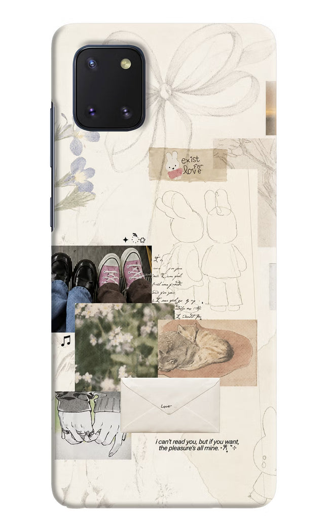 Soft Aesthetic Samsung Note 10 Lite Hard Case Back Cover by Casekaro