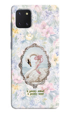 Pretty Mind Pretty Soul Samsung Note 10 Lite Hard Case Back Cover by Casekaro