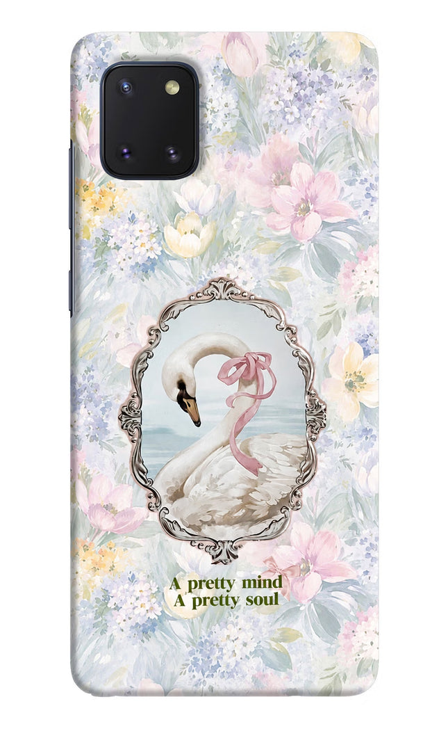 Pretty Mind Pretty Soul Samsung Note 10 Lite Hard Case Back Cover by Casekaro