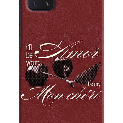 Velvet Cherry Samsung Note 10 Lite Hard Case Back Cover by Casekaro