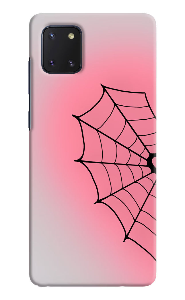 Pink Web Samsung Note 10 Lite Hard Case Back Cover by Casekaro