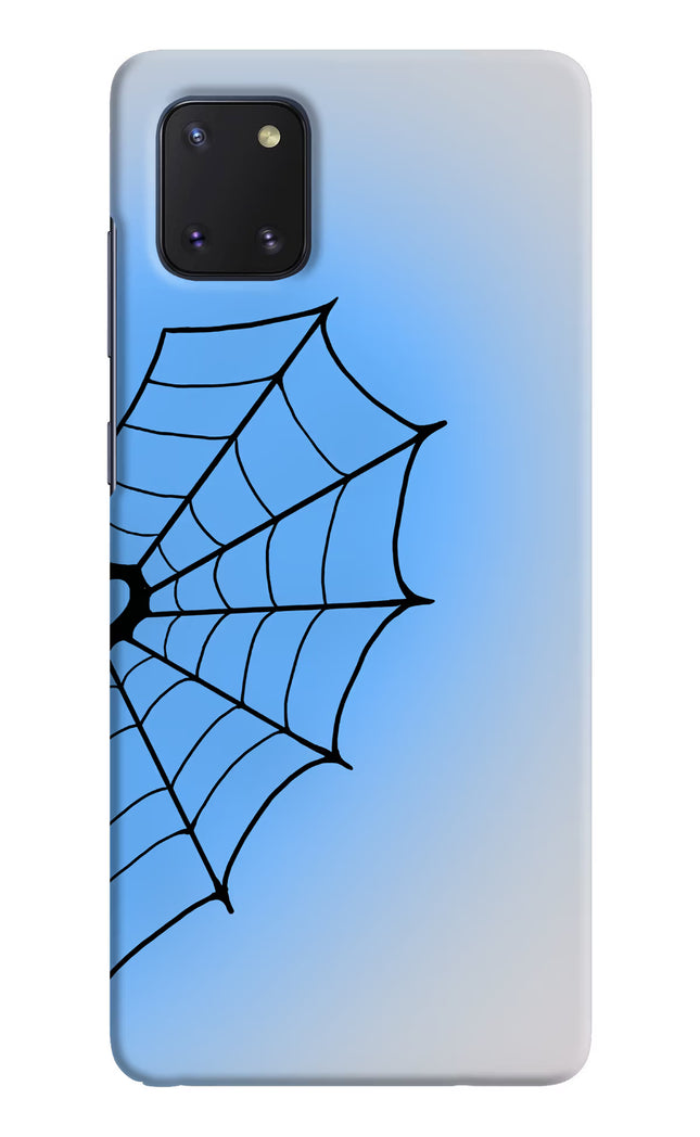 Blue Web Samsung Note 10 Lite Hard Case Back Cover by Casekaro