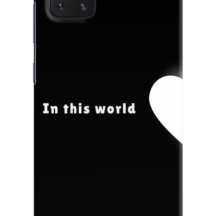 This World Samsung Note 10 Lite Hard Case Back Cover by Casekaro