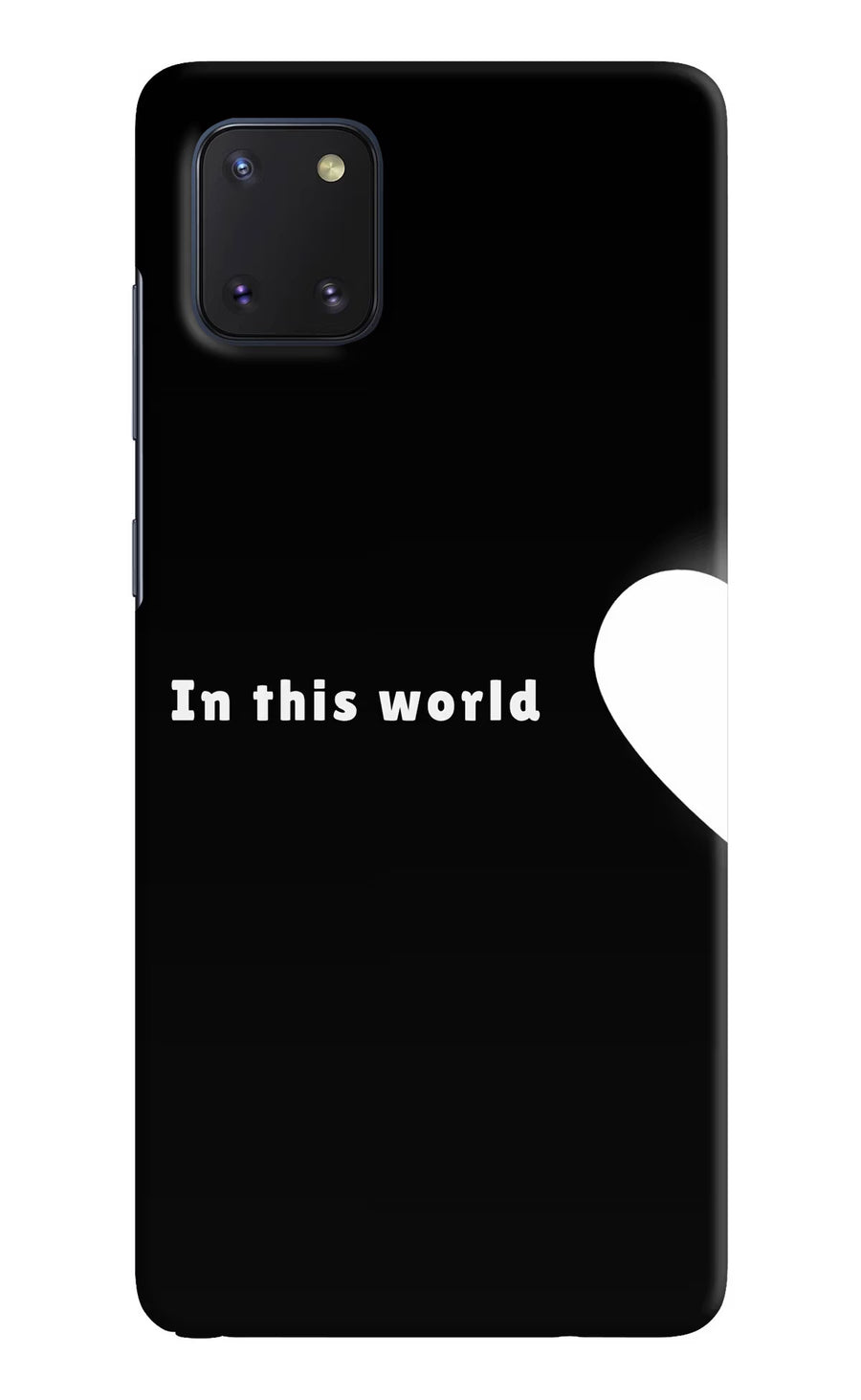 This World Samsung Note 10 Lite Back Cover, Hard case