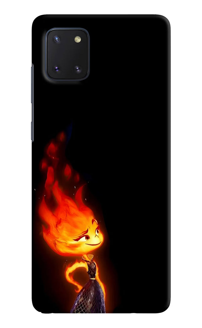 Ember Flame Samsung Note 10 Lite Hard Case Back Cover by Casekaro