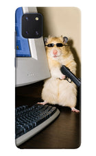 Hacker Hamster Samsung Note 10 Lite Hard Case Back Cover by Casekaro