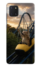Rollercoaster Dog Samsung Note 10 Lite Hard Case Back Cover by Casekaro