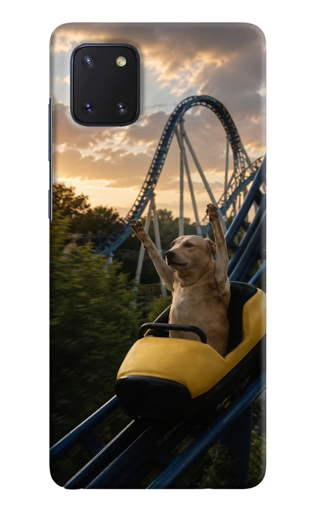 Rollercoaster Dog Samsung Note 10 Lite Hard Case Back Cover by Casekaro