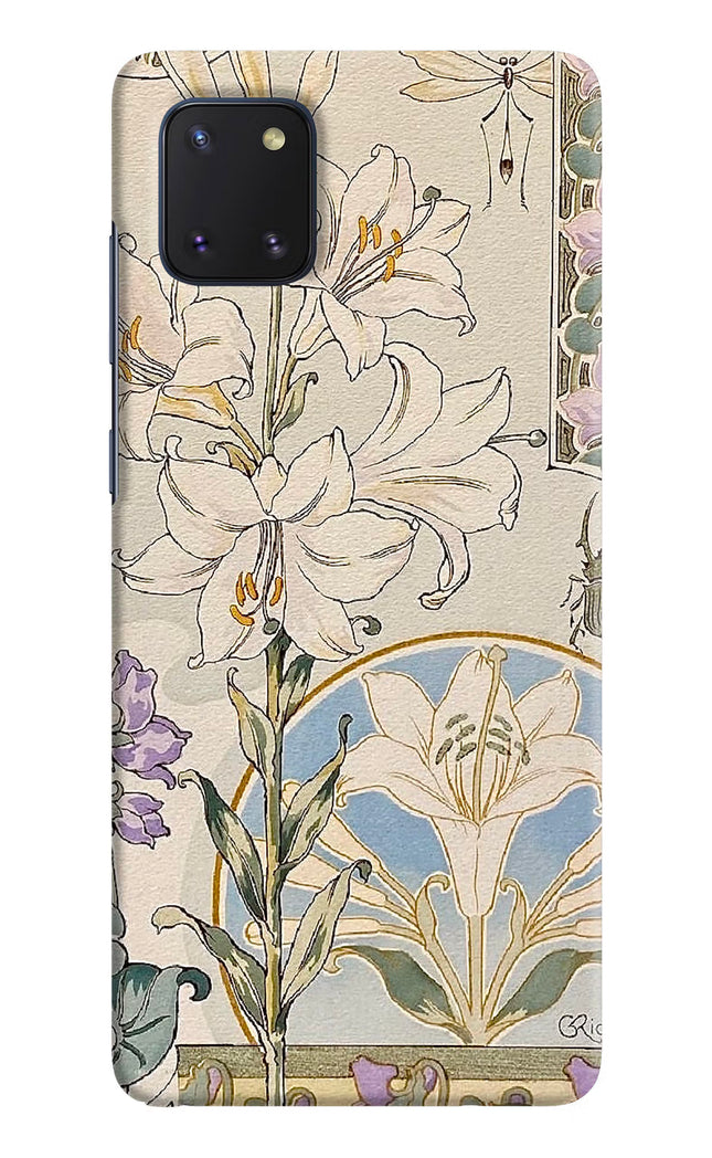 White Lily Samsung Note 10 Lite Hard Case Back Cover by Casekaro