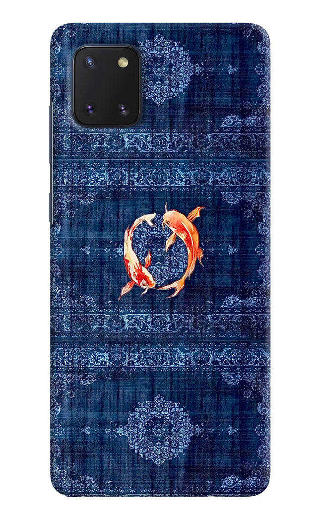 Koi Blue Samsung Note 10 Lite Hard Case Back Cover by Casekaro