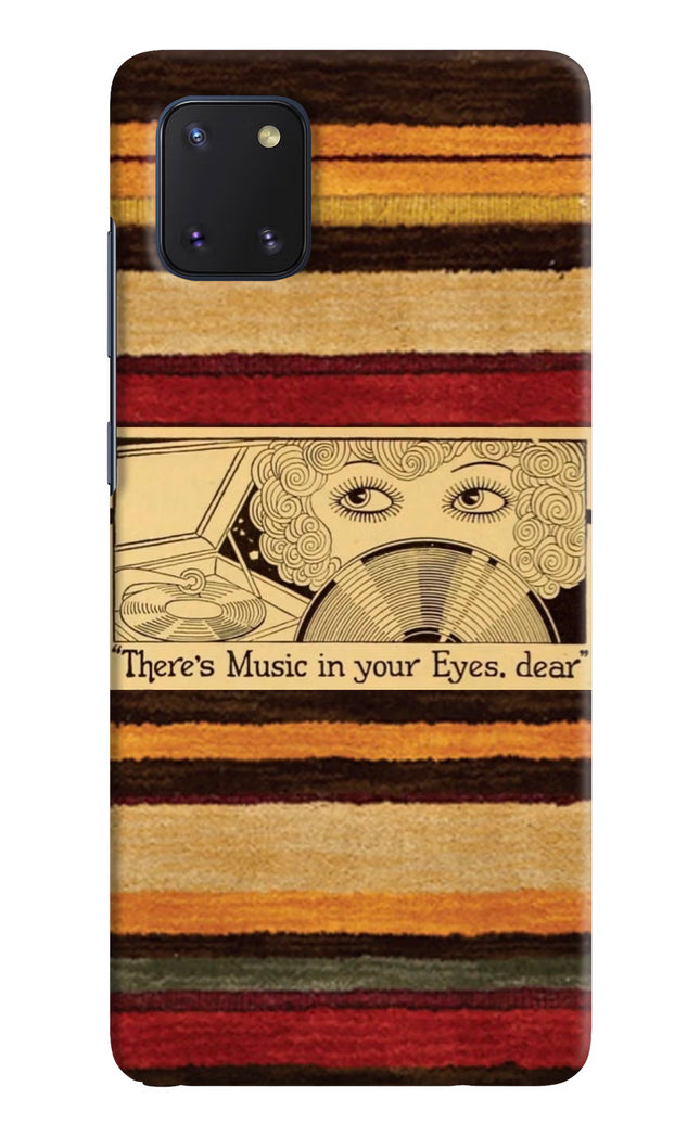 Vinyl Stripes Samsung Note 10 Lite Hard Case Back Cover by Casekaro