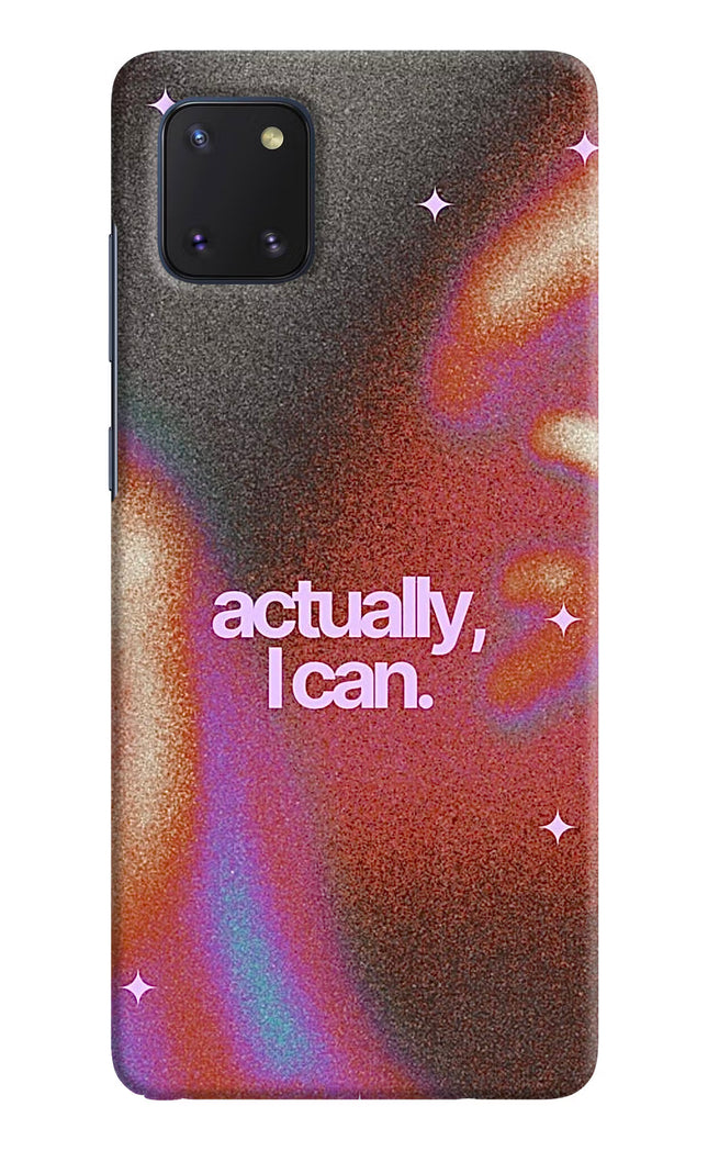 Pink Aura Samsung Note 10 Lite Hard Case Back Cover by Casekaro