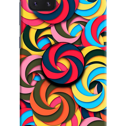 Spiral Pattern Samsung Note 10 Lite Pop Case by Casekaro