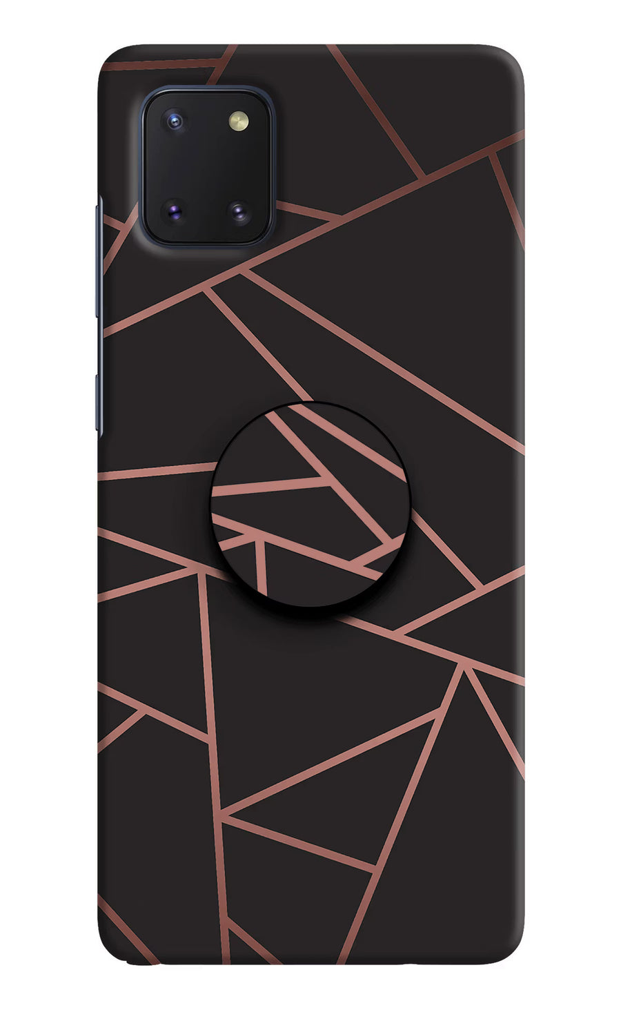 Geometric Pattern Samsung Note 10 Lite Pop Case, Hard case