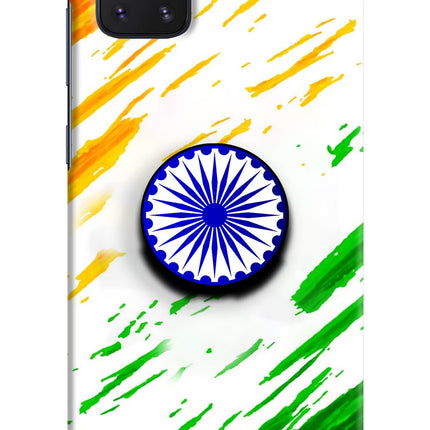 Indian Flag Ashoka Chakra Samsung Note 10 Lite Pop Case by Casekaro