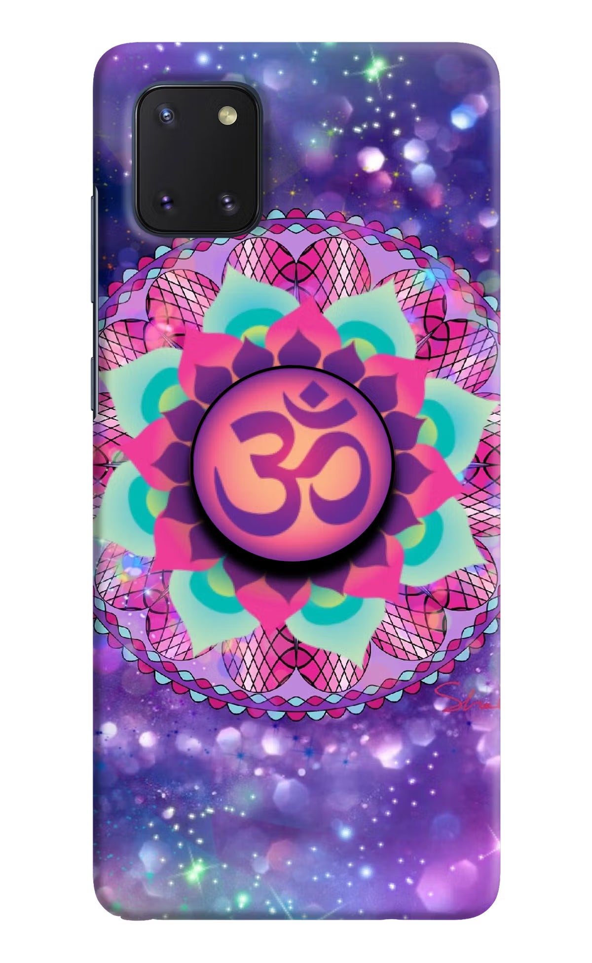 Om Purple Samsung Note 10 Lite Pop Case by Casekaro