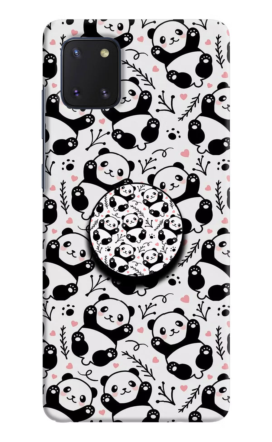Cute Panda Samsung Note 10 Lite Pop Case, Hard case