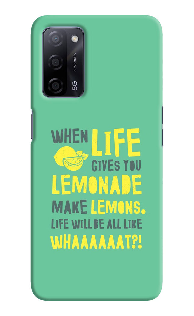 Quote Oppo A53s 5G Hard Case Back Cover by Casekaro