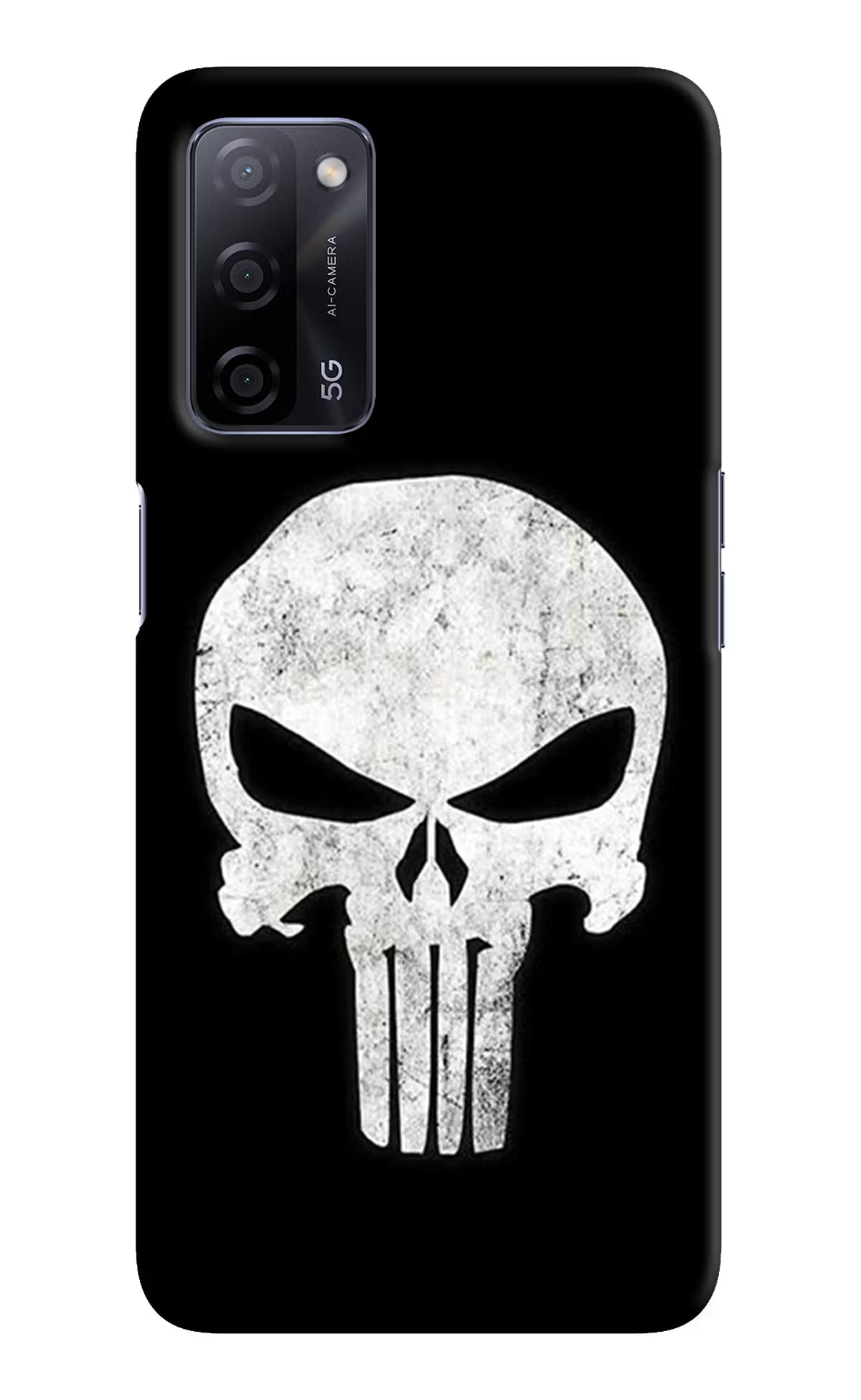 Punisher Skull Oppo A53s 5G Hard Case Back Cover by Casekaro