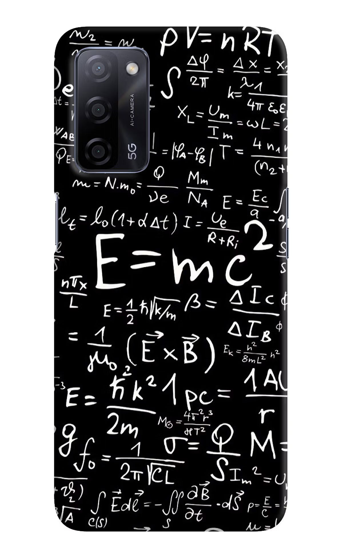 Physics Formula Oppo A53s 5G Hard Case Back Cover by Casekaro