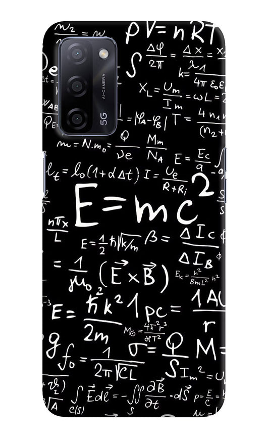 Physics Formula Oppo A53s 5G Hard Case Back Cover by Casekaro