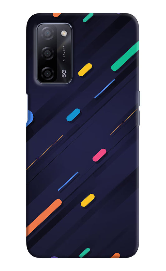 Abstract Design Oppo A53s 5G Hard Case Back Cover by Casekaro