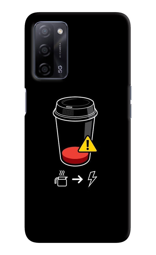 Coffee Oppo A53s 5G Hard Case Back Cover by Casekaro