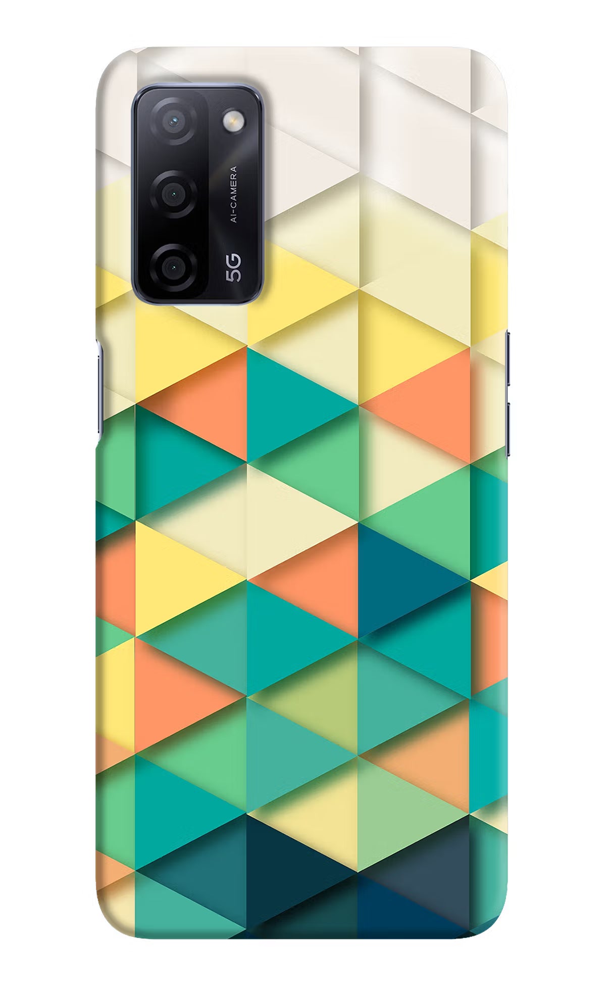 Abstract Oppo A53s 5G Hard Case Back Cover by Casekaro