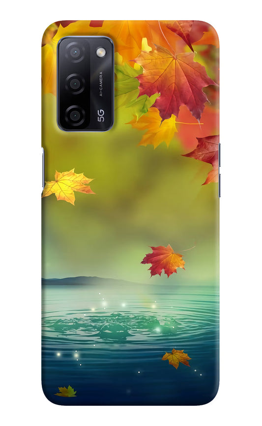 Flowers Oppo A53s 5G Hard Case Back Cover by Casekaro