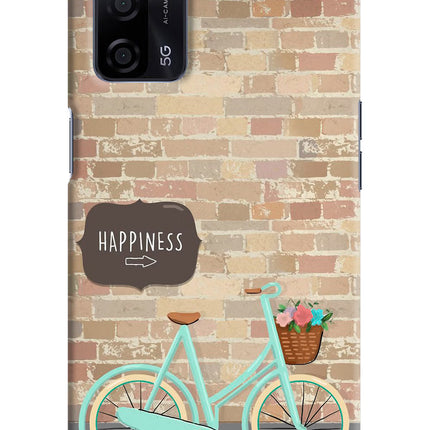 Happiness Artwork Oppo A53s 5G Hard Case Back Cover by Casekaro