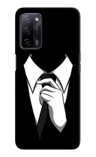 Black Tie Oppo A53s 5G Hard Case Back Cover by Casekaro
