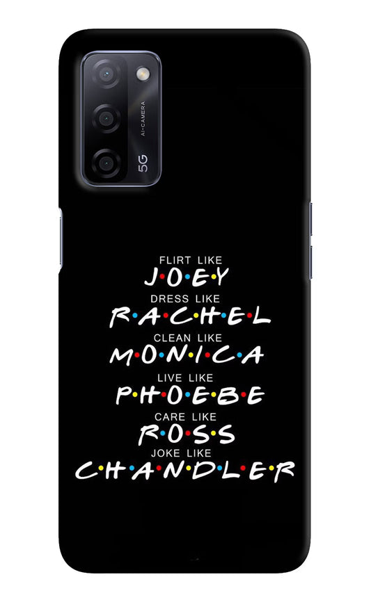 FRIENDS Character Oppo A53s 5G Hard Case Back Cover by Casekaro